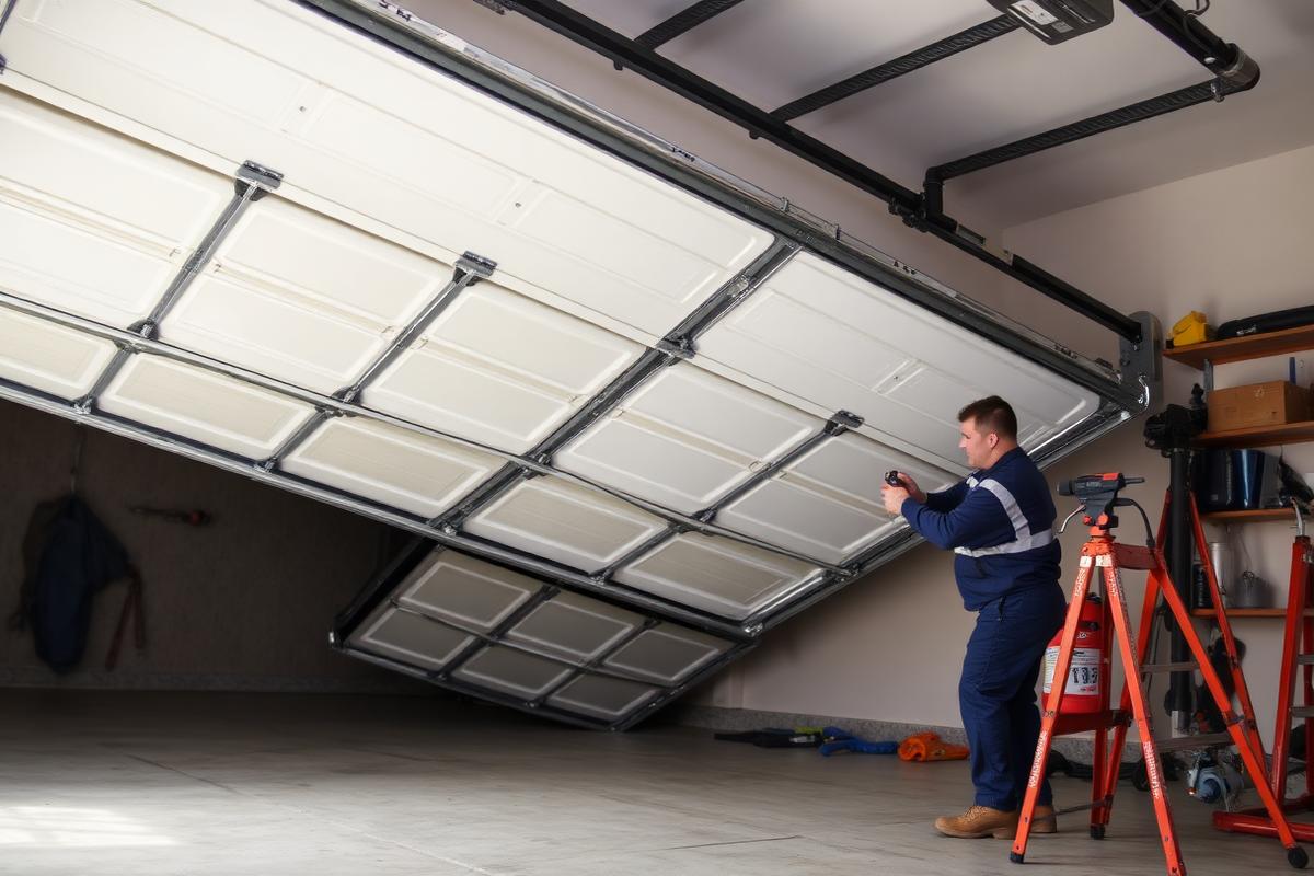 Off-Track Repair service performed by a Precision Garage Repair technician in Orlando, Florida