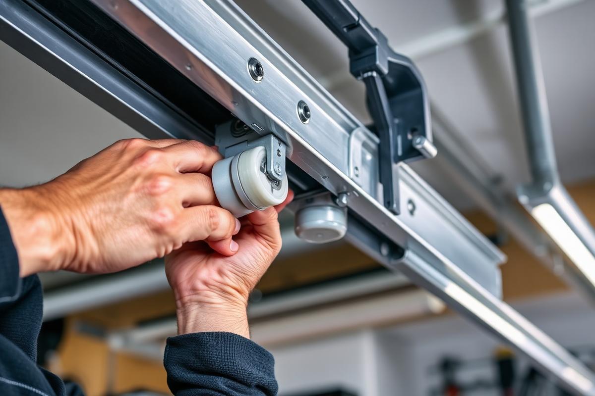 Roller Replacement service performed by a Precision Garage Repair technician in Orlando, Florida