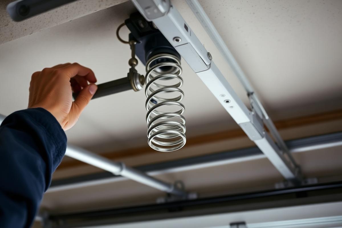 Spring Replacement service performed by a Precision Garage Repair technician in Orlando, Florida